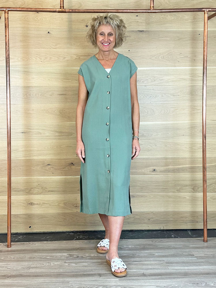 B Young ByDalano Dress Sea Spray