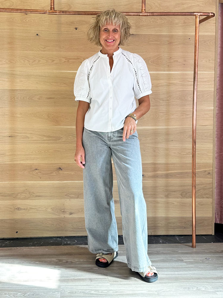 Seventy + Mochi Bay Jeans Silver Lining