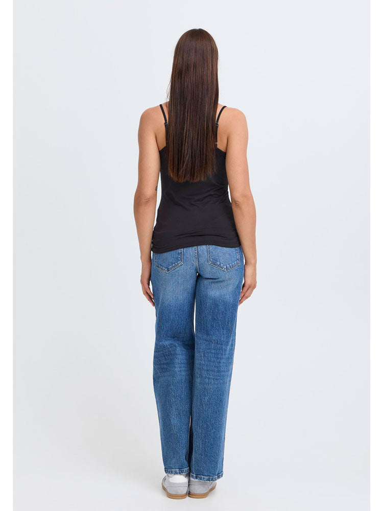 B Young ByIane Strap Top Black