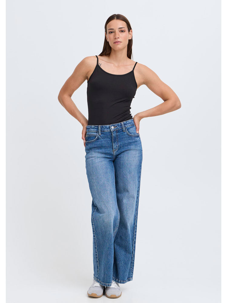 B Young ByIane Strap Top Black