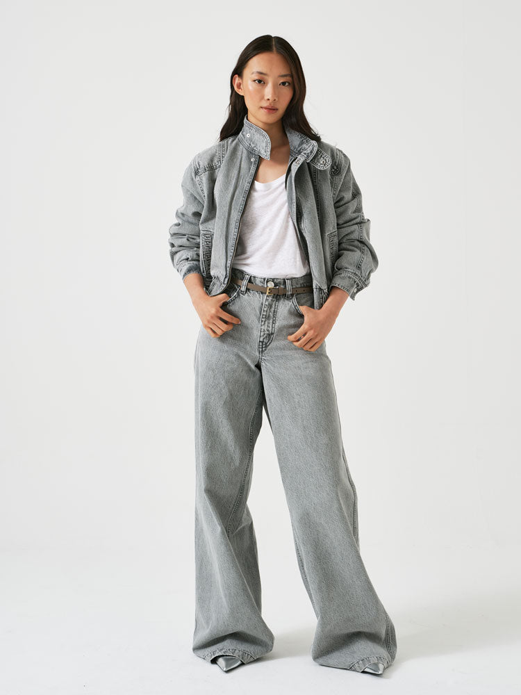 Seventy + Mochi Bay Jeans Silver Lining