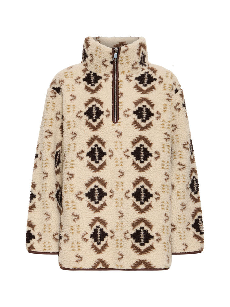 B Young ByCillan Pile Jacket Beige