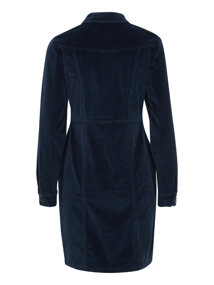 B Young ByDasik Corduroy Dress Navy