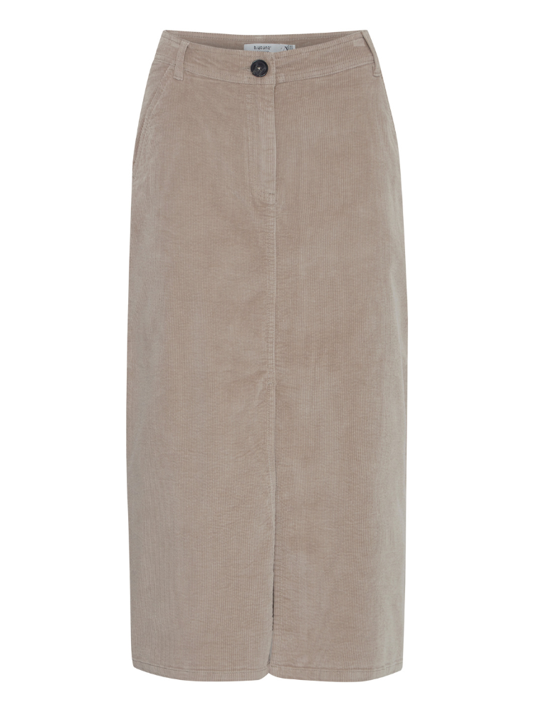 B Young ByDasik Corduroy Skirt Beige