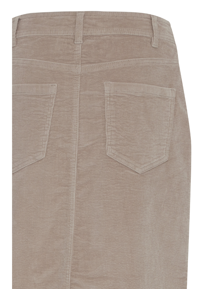 B Young ByDasik Corduroy Skirt Beige