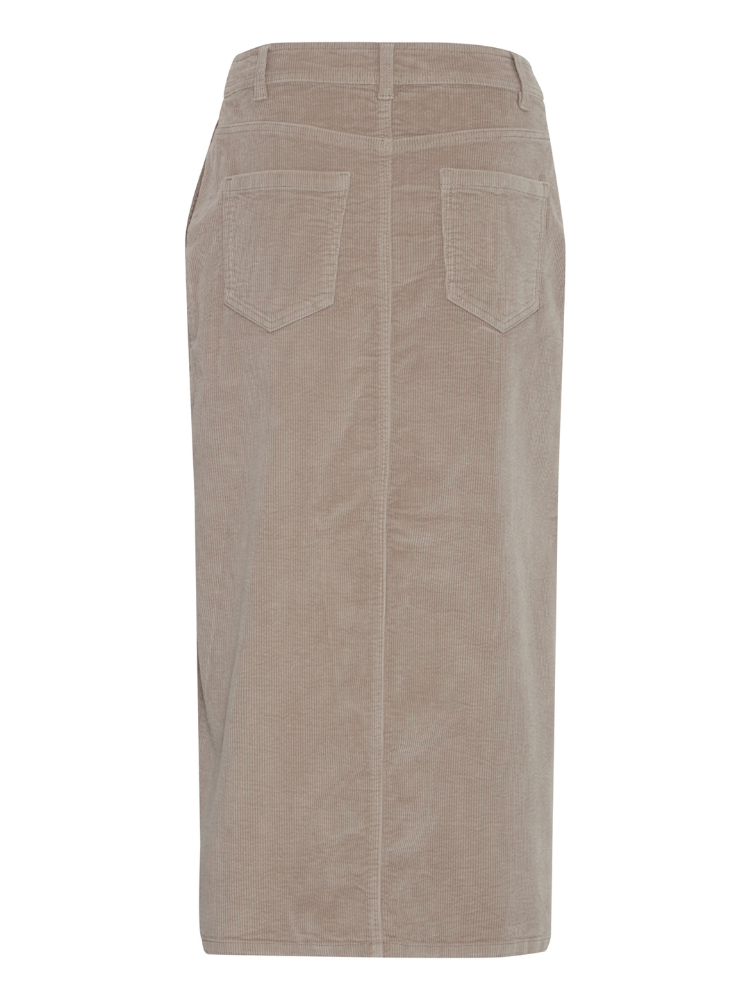 B Young ByDasik Corduroy Skirt Beige