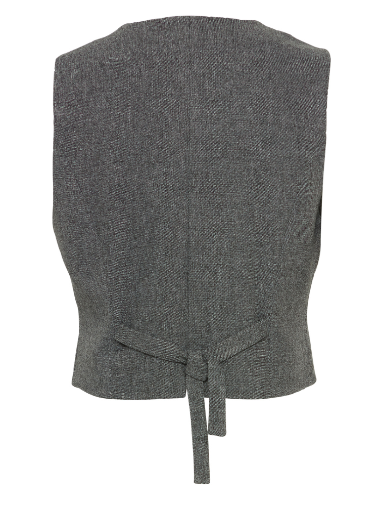 B Young ByEtona Waistcoat Grey