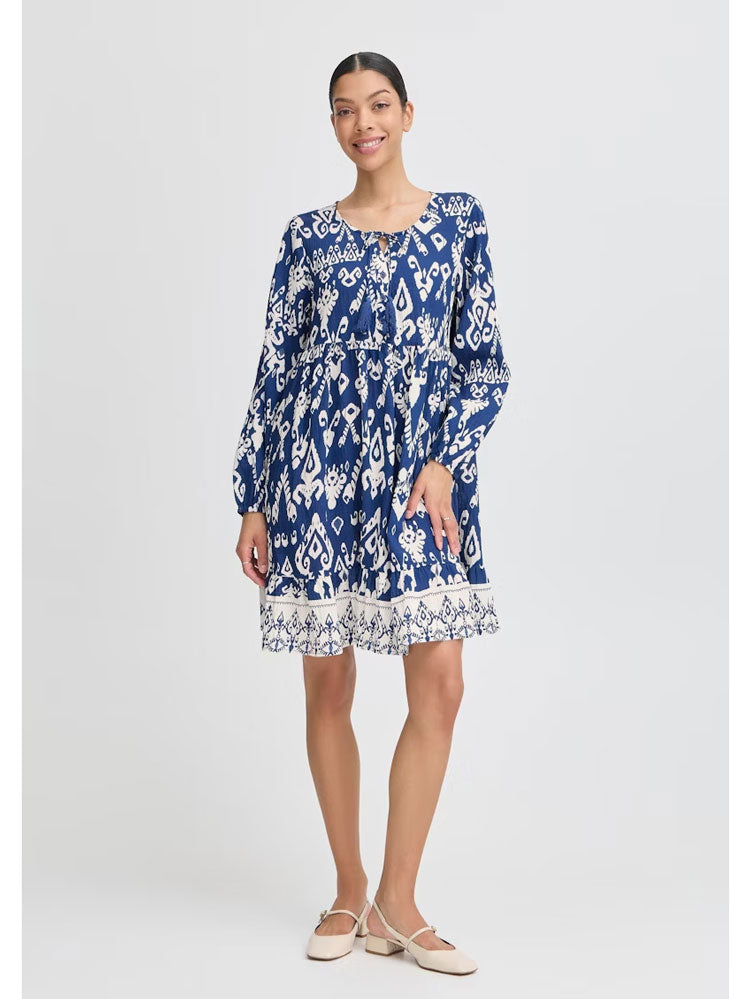 B Young ByJasmina Short Dress Medieval Blue