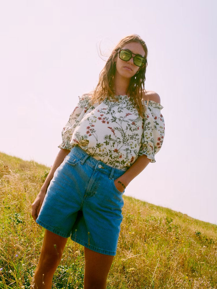 B Young ByKallie Shorts Light Blue