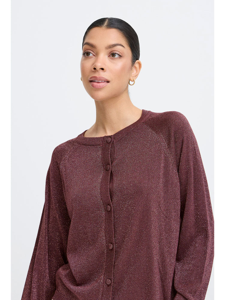 B Young ByMobbe Cardigan Fudge