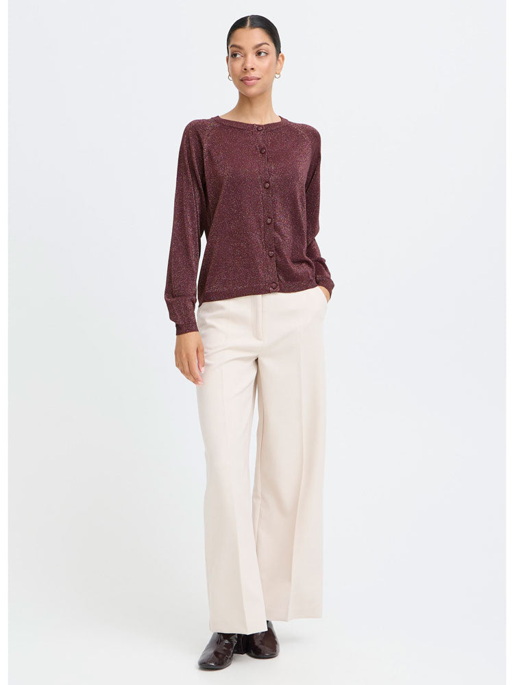 B Young ByMobbe Cardigan Fudge