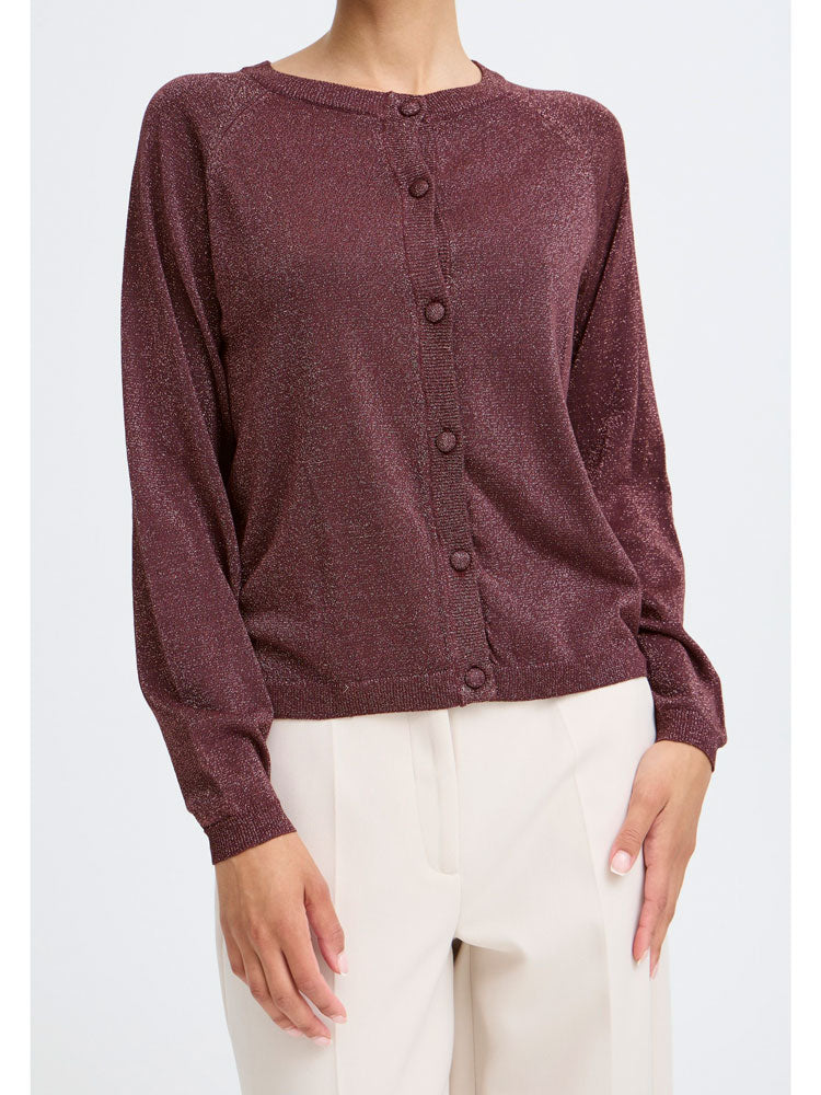 B Young ByMobbe Cardigan Fudge