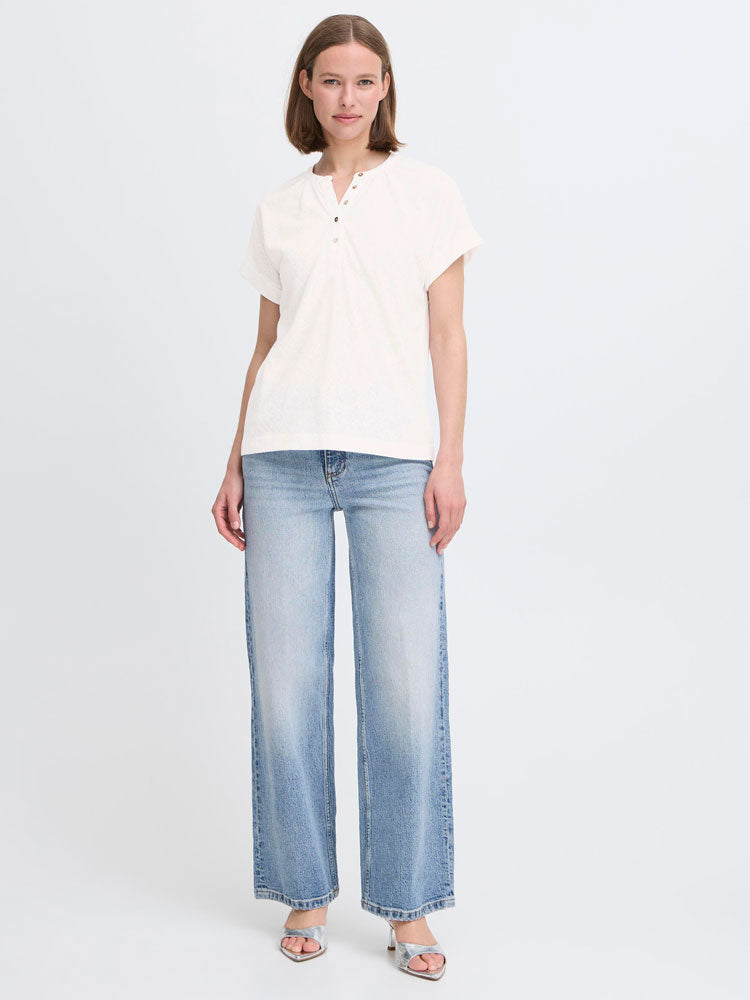 B Young BySibille Blouse Optical White