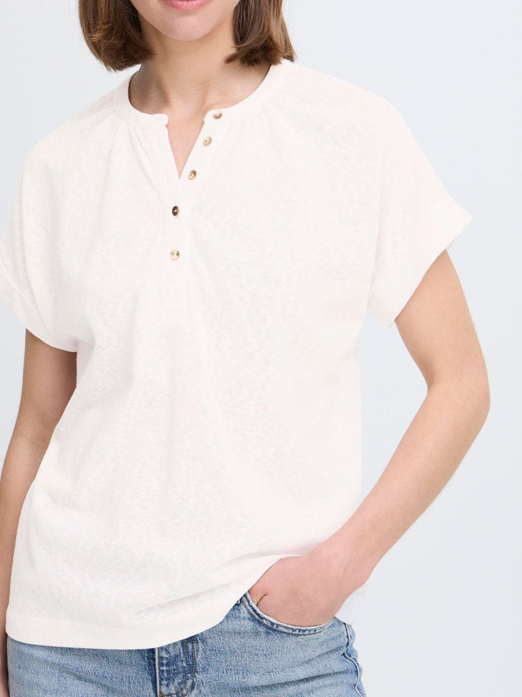 B Young BySibille Blouse Optical White