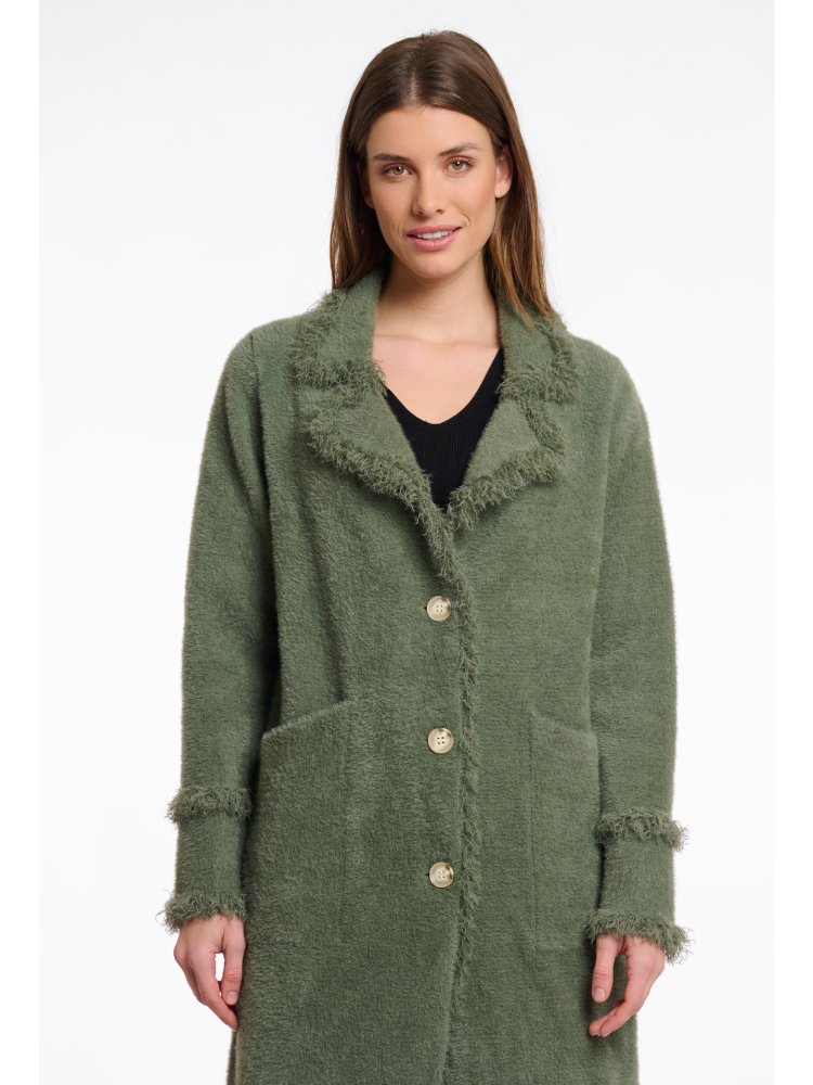 Rino &amp; Pelle Catena Cardigan Green Ash