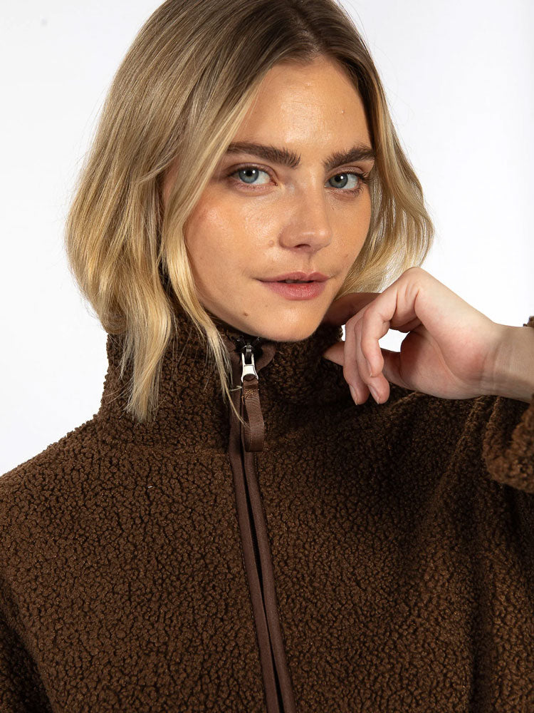 CC Heart Jamie Fleece Chocolate