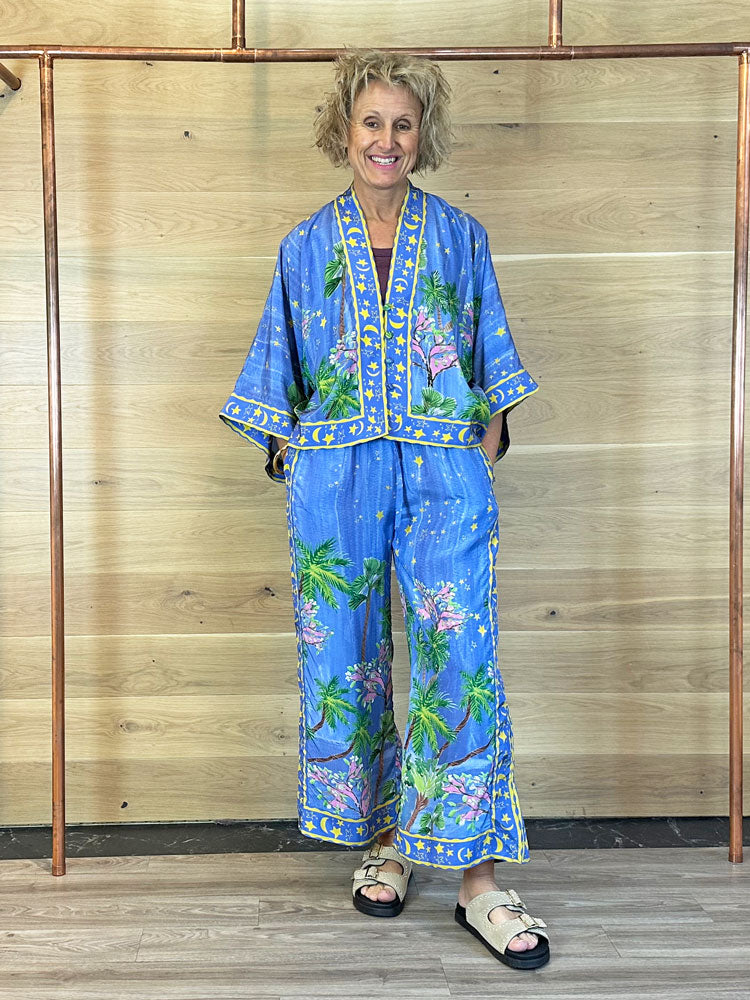 Celia B Noche Pants Blue