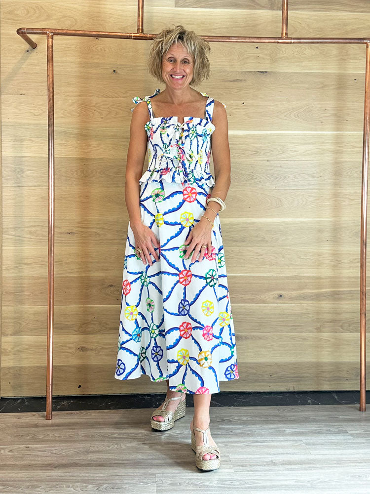 Celia B Turpan Blue Dress