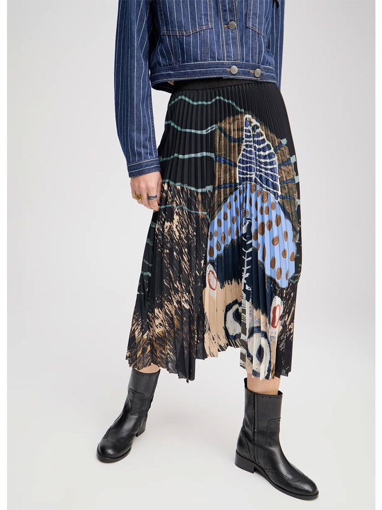 Munthe Charming Skirt Black Print