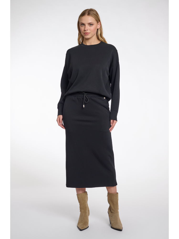 Rino &amp; Pelle Ciska Jersey Skirt Black