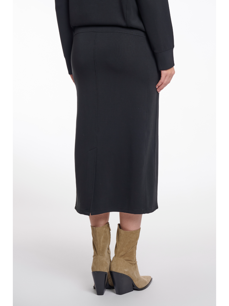 Rino &amp; Pelle Ciska Jersey Skirt Black