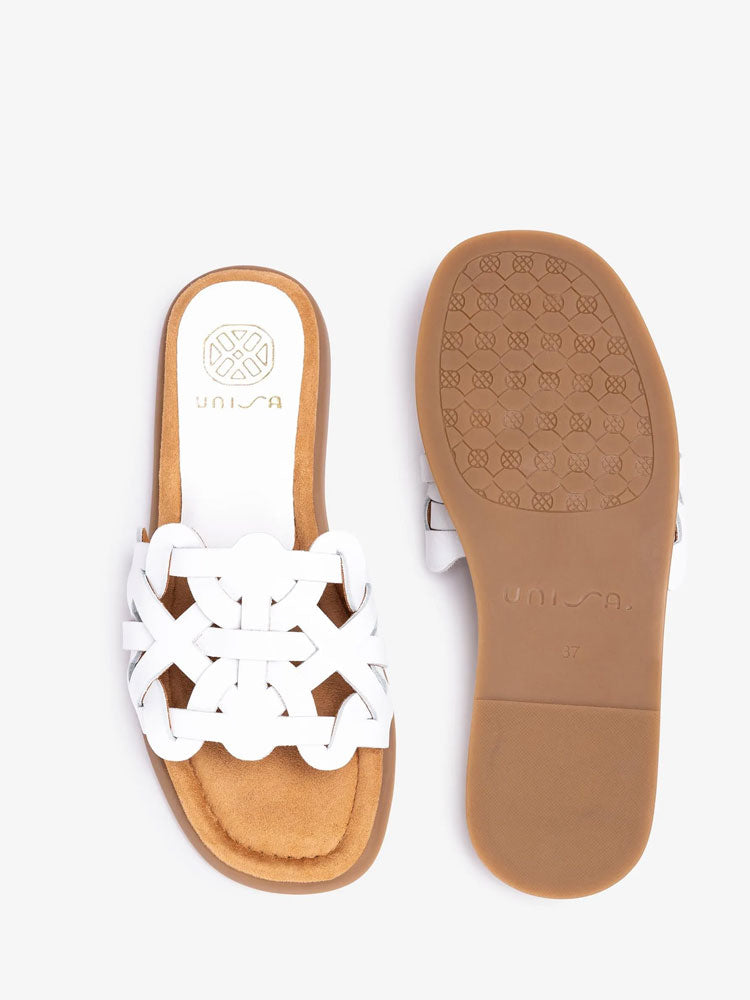 Unisa Clery Sandals White