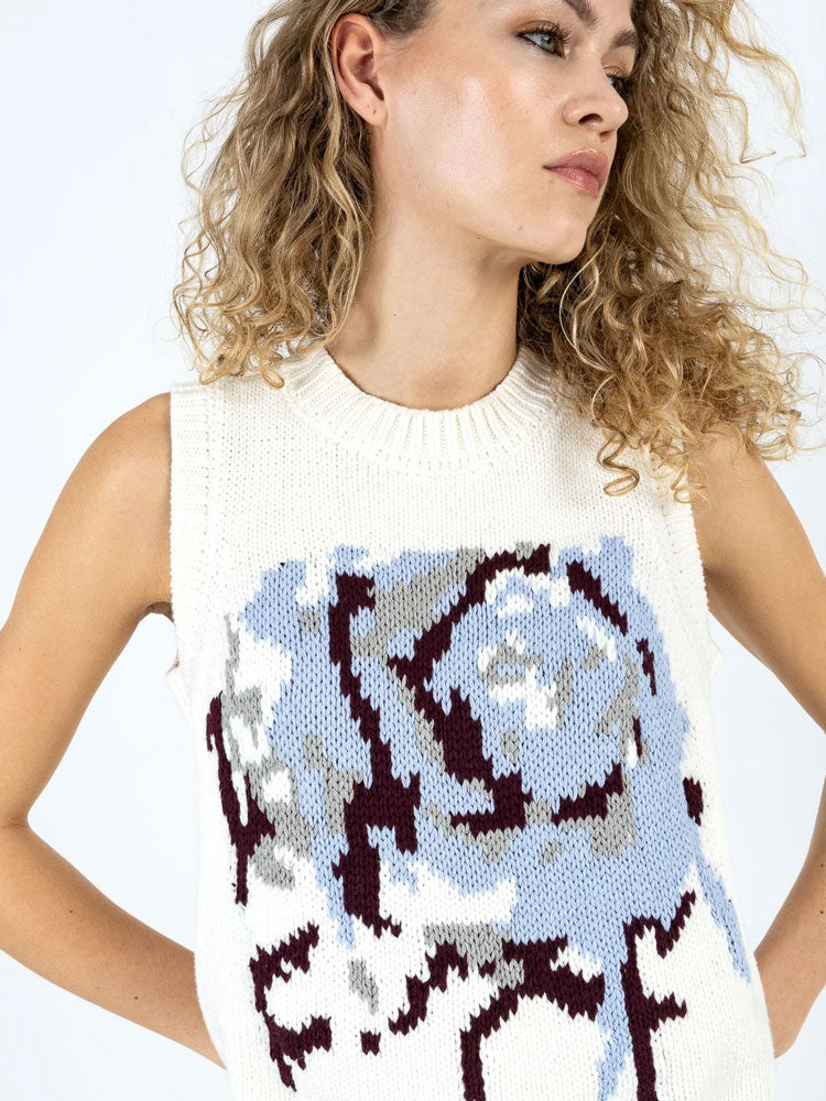 Coster Copenhagen Knitted Slipover Cream