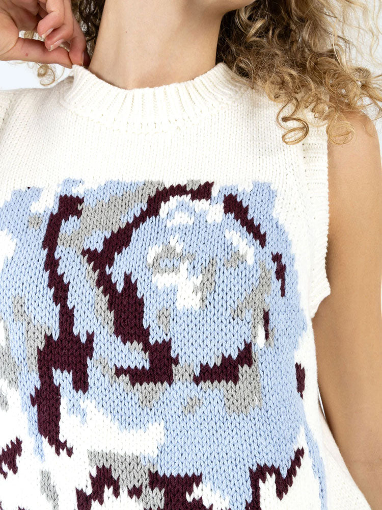 Coster Copenhagen Knitted Slipover Cream