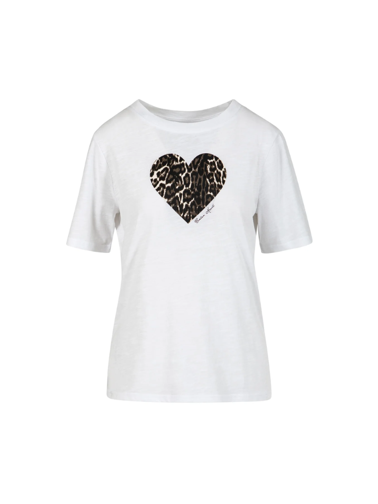 Coster Copenhagen Leo Heart Tee White
