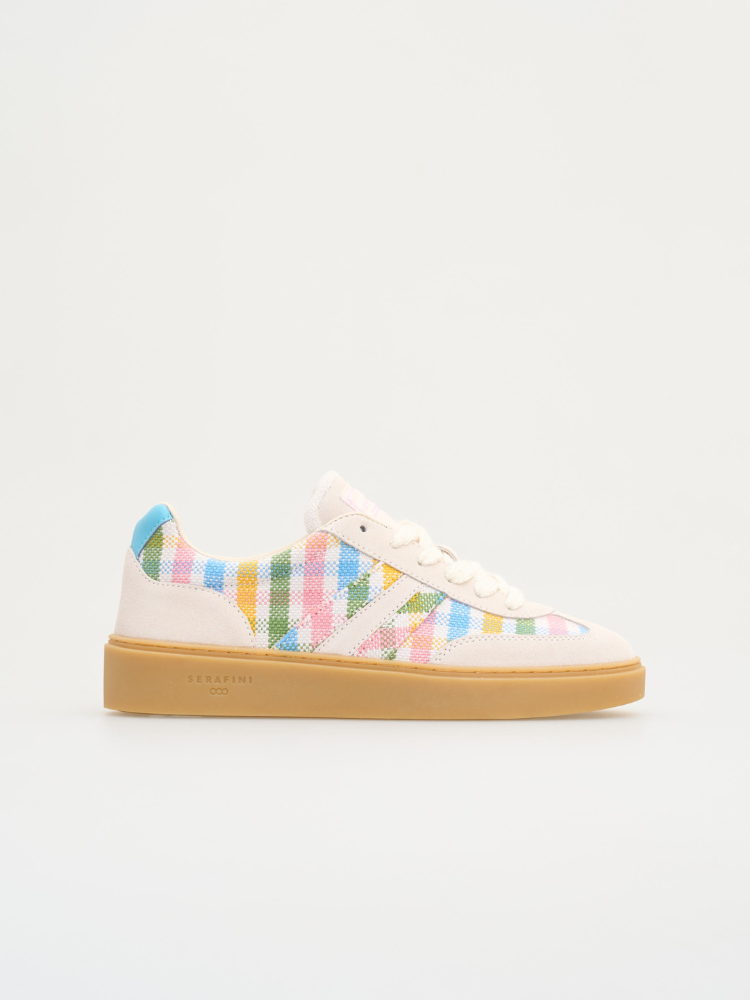 Serafini Court Trainers Checkered Colours