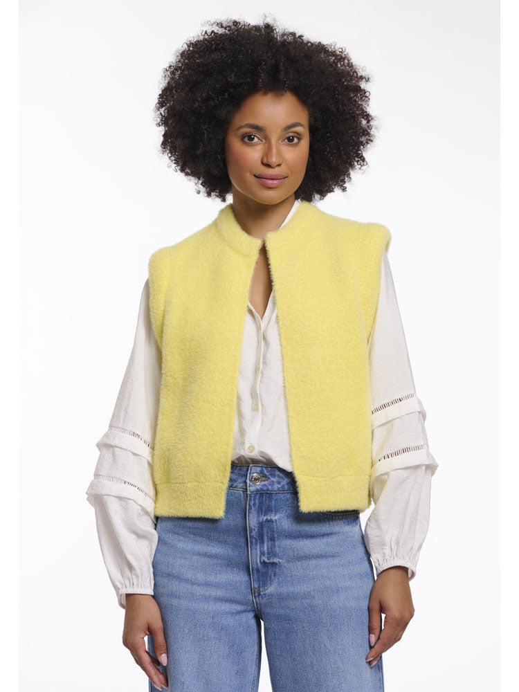 Rino & Pelle Elona Short Waistcoat Breezy Lime