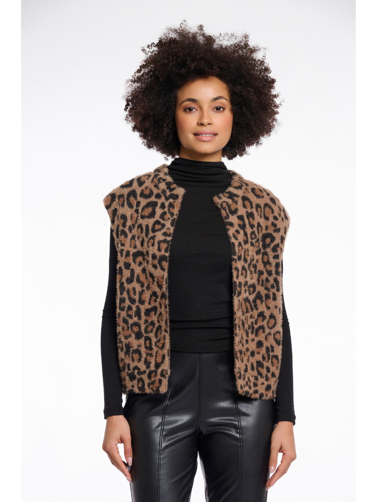 Rino &amp; Pelle Elona Waistcoat Leopard