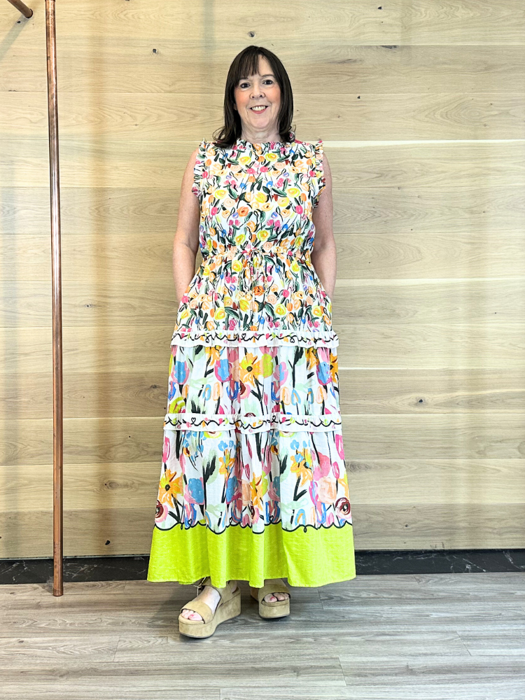 Emily Lovelock Rachel Dress Print Mix