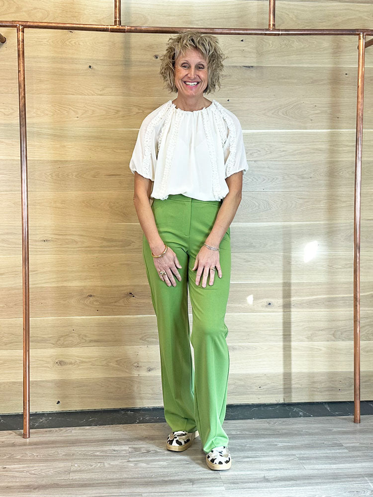 Emme Marella Emmpalace Trousers Green