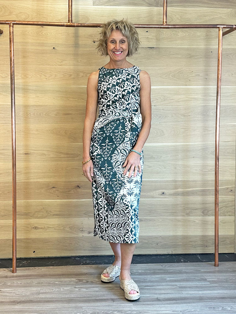 Emme Marella Emmtacco Dress Dark Green