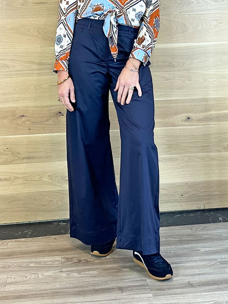 Emme Marella Emmvacillo Long Trousers Navy