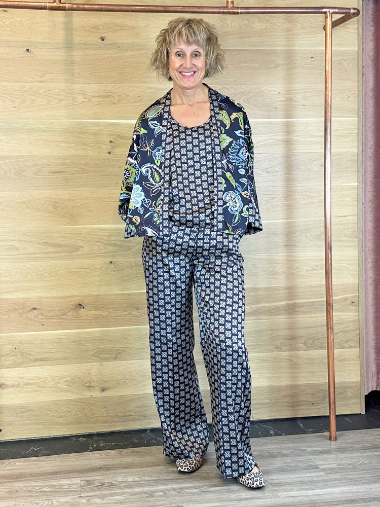 Emme Marella Emmatollo Kimono Jacket Midnight Blue