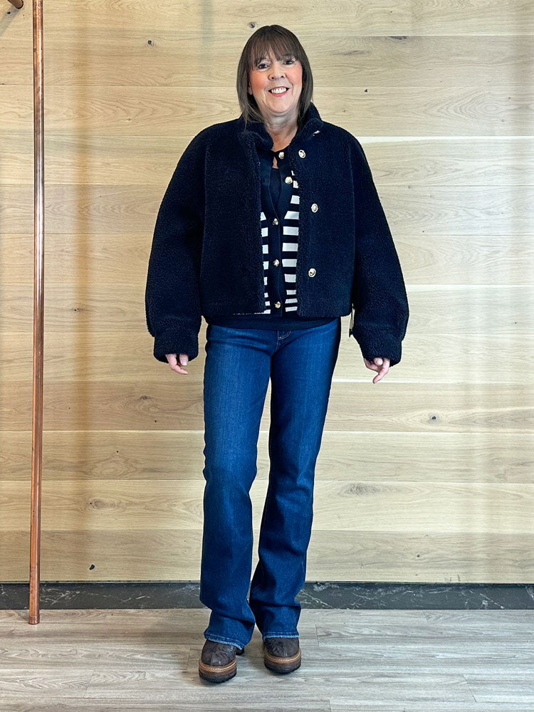 Emme Marella Vicenza Reversible Jacket Navy