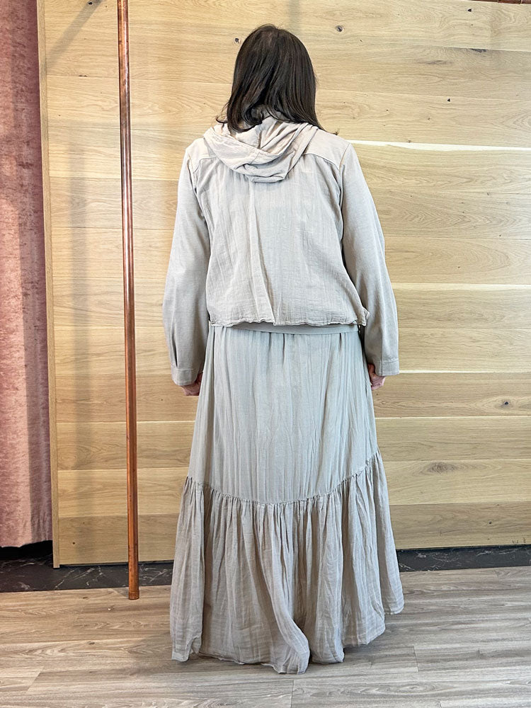 European Culture Long Sleeve Sweatshirt Cobblestone