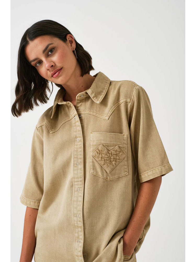 Seventy + Mochi Eva Shirt Desert Sand