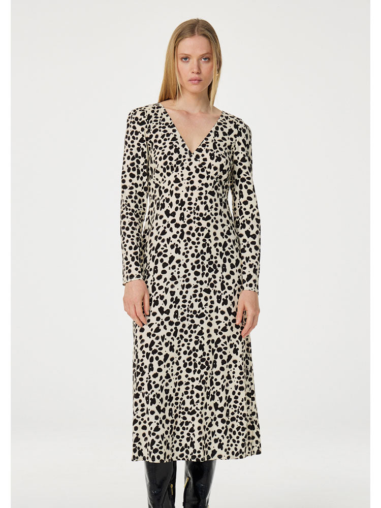 Fabienne Chapot Doris Dress Snow Leopard