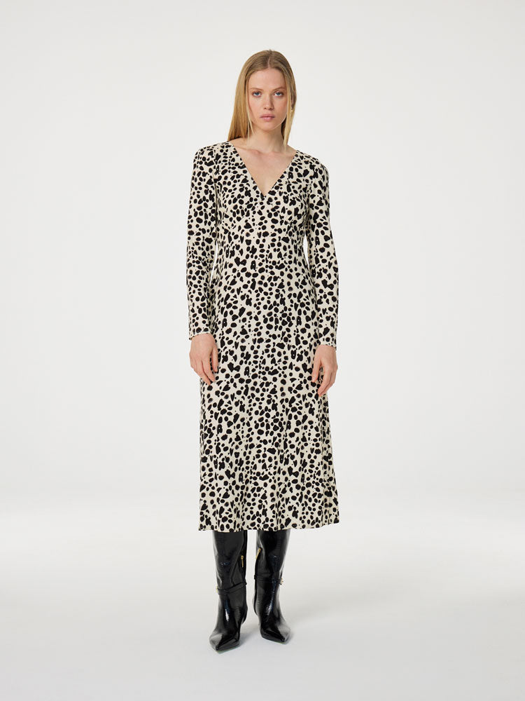 Fabienne Chapot Doris Dress Snow Leopard