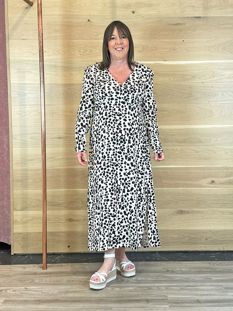Fabienne Chapot Doris Dress Snow Leopard