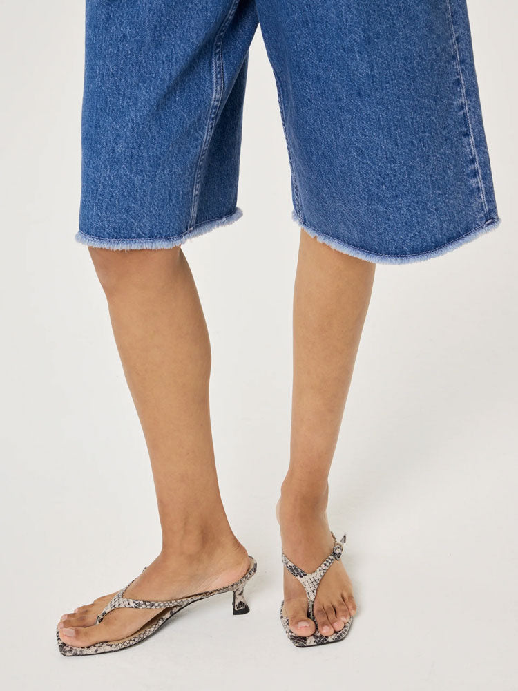 Fabienne Chapot Fifi FlipFlop Heels Beige Snake