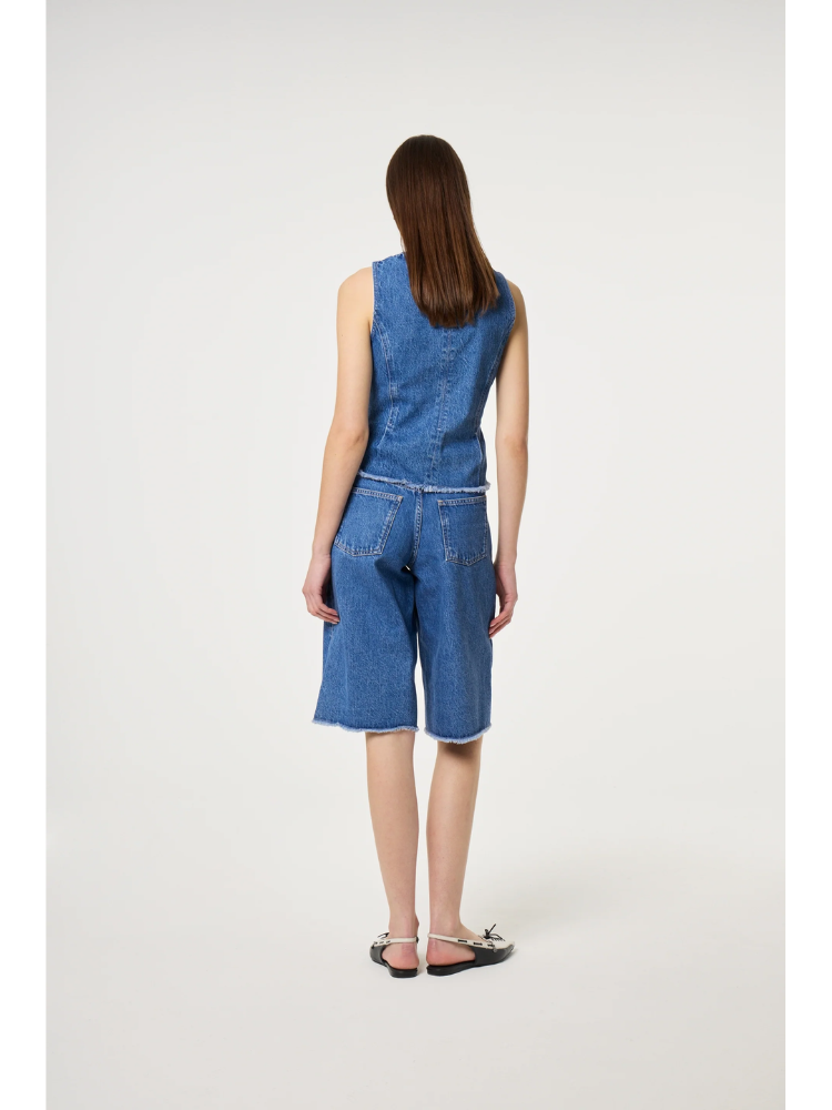 Fabienne Chapot Lucy Wide Jorts Faded Light Blue