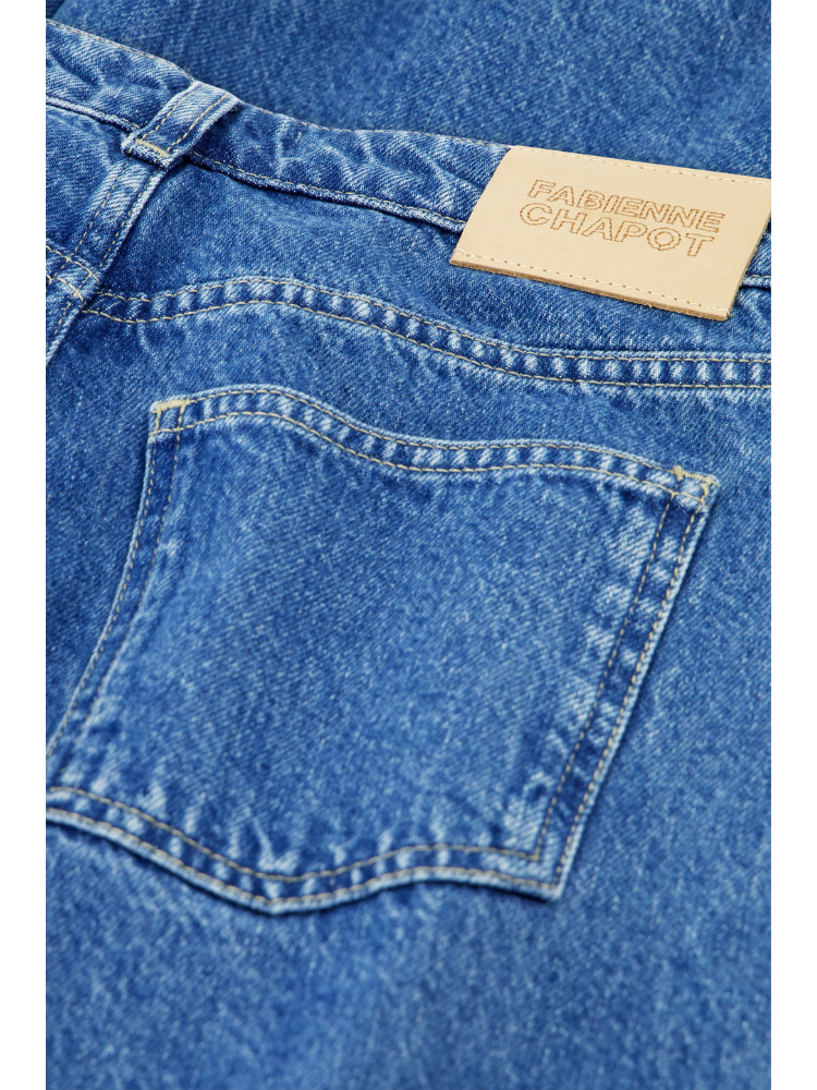 Fabienne Chapot Lucy Wide Jorts Faded Light Blue