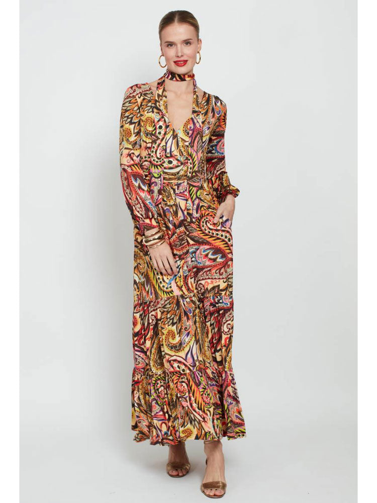 Onjenu Faye Dress Wild Paisley