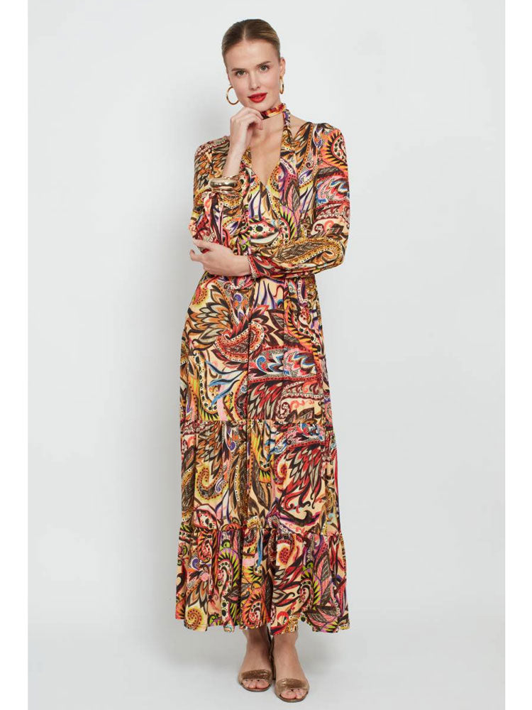 Onjenu Faye Dress Wild Paisley