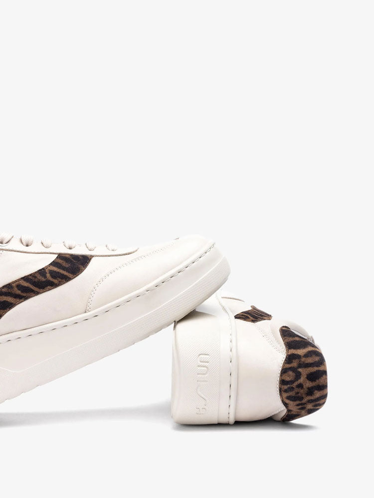 Unisa Fedy Trainers Beige &amp; Animal Print