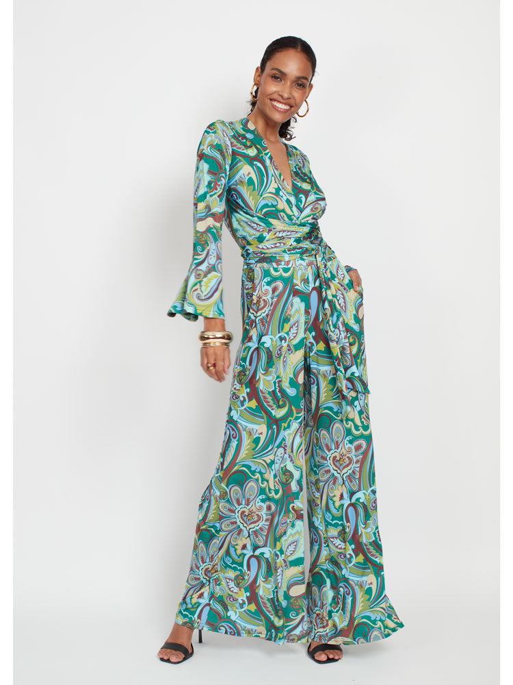 Onjenu Fenn Jumpsuit Wallpaper Floral